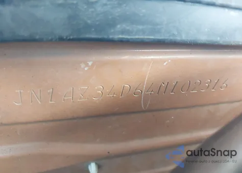 2004 Nissan 350Z из США, поврежденный, VIN JN1AZ34D64M102316